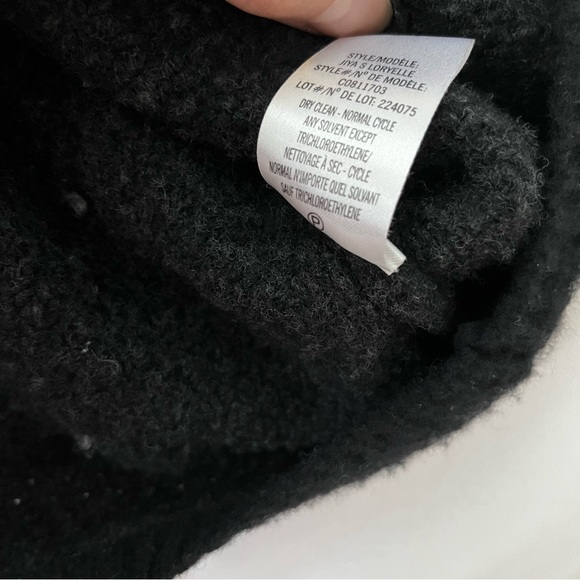 Theory green grey black wool sweater dress - Picture 10 of 15